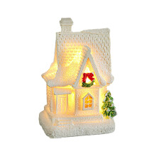 Maisons, décorations et figurines lumineuses LED pour village de Noël à poser sur une table d'intérieur – Compatible avec les villages de Noël