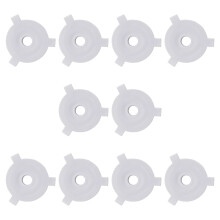 Lot de 10 bagues d'adaptation pour abat-jour, adaptateurs et rondelles de rechange pour douilles E27 vers E26/E14/11 mm.