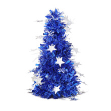Creative Desktop Christmas Tree Tree Hotel And Shopping Mall Christmas Decorations for Home Office Tabletop Decor Blue