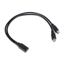 USB-C-auf-USB-C-Splitterkabel (1 Buchse auf 2 Stecker): Verbinden und laden Sie zwei USB-C-Geräte gleichzeitig
