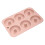 Silikon-Donutform, 3er-Pack – 6 Mulden, lebensmittelecht 3