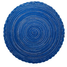 6 salvamanteles redondos tejidos, cuerda de algodón natural, 38 cm, estilo rústico/bohemio, resistentes al calor, para platos y ollas.