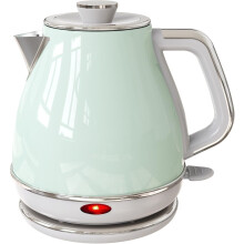 Bouilloire électrique en acier inoxydable 1500 W 1 L, design rétro
