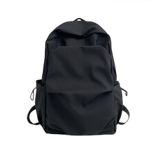 Rugzak met grote capaciteit in effen kleur voor dames en heren – Koreaanse stijl casual schooltas, reistas en laptoptas, geschikt voor laptops tot