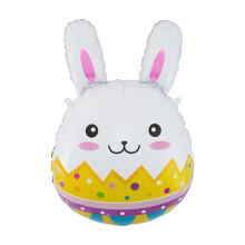 Ballons gonflables de Pâques avec motifs lapin et œufs – Décoration de jardin et de porche pour la chasse aux œufs et les réunions de famille