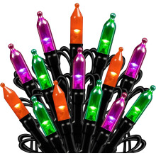 Dazzle BrYANTONt200LED Halloween mini fényfüzér, 18 méter, vízálló, 8 üzemmód, YANTON kompatibilis, beltéri/kültéri dekoráció