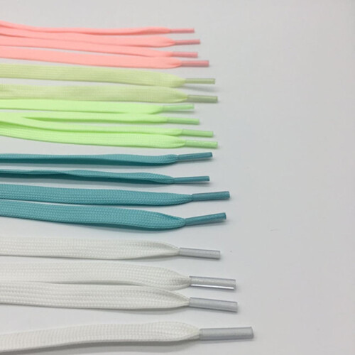 Glow Shoe Laces Night Time Use White 1 Pair 2