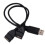Καλώδιο διαχωριστή USB2.0 αρσενικό σε δύο θηλυκά USB, καλώδιο δεδομένων 2 θυρών USB Hub 2