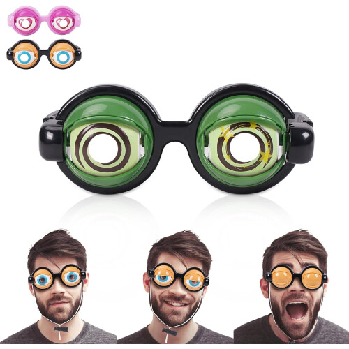 Γυαλιά Googly Eye με μάτια πάνω τους Αστεία γυαλιά ηλίου για ενήλικες Ξεκαρδιστικά