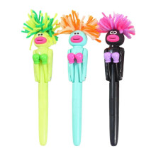 Boksekuglepen med boksearme – Stresslindrende kontorlegetøj og gaveidé (5 ml), kompatibel med standardrefills