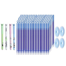 4er-Pack Gelstifte mit Cartoon-Motiven, radierbar, 0,5 mm Nadelspitze, inklusive Minen und Radiergummis