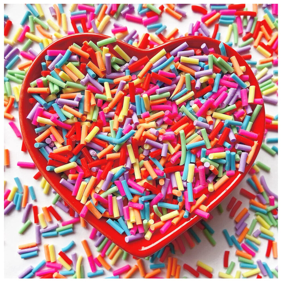 Polymer Clay Sprinkles Fake Candy Slices For Crafts, Resin & Nail Art, Mini Clay Assortment Â 21 Colors 9555307504009
