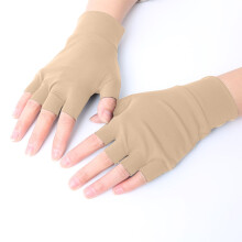 Gloves, 1 Pairs Elderly Skin Thin Protector Gloves Tone Fingerless Gloves Bruise Ab Rasion Protective To Cover Br Uising,Clearance!