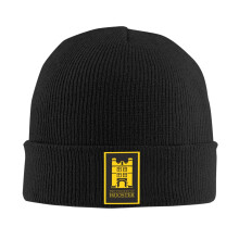 Zimná teplá čiapka College of A Wooster Beanie pre mužov a ženy, pletená, hrubá čiapka s lebkou