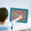 Kids Tablet, Boys Learning Pad with LED Screen Educational Toy for Alphabet Numbers Math, Interactive Electronic Toy for Early Development 7