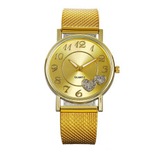 Top-Mode: Damen-Armbanduhr mit Mesh-Gürtel, modisches Lederarmband (22 mm), Herren-Lederarmband, leicht ablesbar