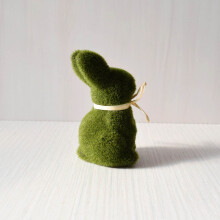1 stuk paashaasje met strik – lente tafeldecoratie, paasdecoratie voor binnen, feestartikelen, passend bij paasthema's