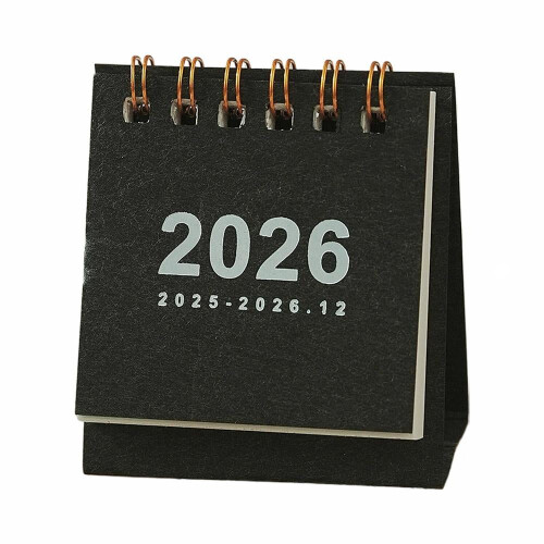 Μίνι Ημερολόγιο Γραφείου: Ιούλιος 2025–Δεκέμβριος 2026, Πλάνο Διπλού Συρματοειδούς