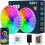 LED-Streifen mit Musiksynchronisation und Farbwechsel, 18 m 1