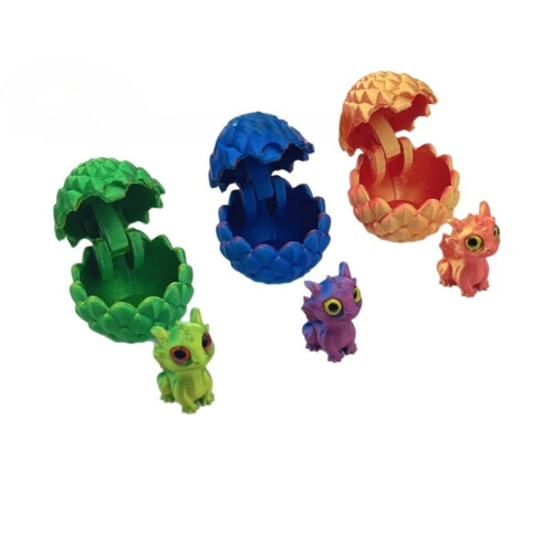 3D-printet drageeggdekorasjonssett 2