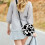Μικρές τσάντες Crossbody με εκτύπωση σε υφή αγελάδας για γυναίκες, casual τσάντα 5