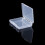 Rectangular Storage Box Transparent Plastic Rectangle Multipurpose Display for Case for Fishing Hook Fish Lure 2