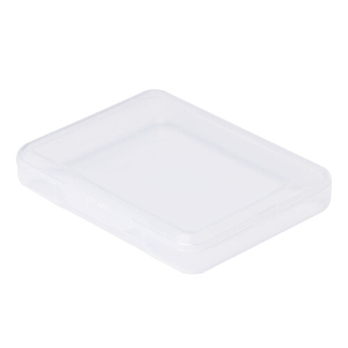 Rectangular Storage Box Transparent Plastic Rectangle Multipurpose Display for Case for Fishing Hook Fish Lure 2