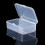 Rectangular Storage Box Transparent Plastic Rectangle Multipurpose Display for Case for Fishing Hook Fish Lure 7