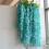 Artificial Wisteria Garland 5.38 ft White 4