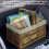 Collapsible Storage Crates with Handle, Stackable Plastic Baskets Compatible with Camping, Picnic & BBQ 8
