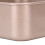Deep Square Baking Pan, Gold Carbon Steel Cake Bread Tray, Non-Stick and Stackable 3