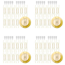 Stainless Steel Plate Hangers for Walls Compatible Decorative Plates Hooks Dish Diaplay Holder with 40 PCS Wall Hooks