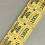 Rollo de boletos de rifa amarillos dobles Stub1000 3