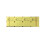 Rollo de boletos de rifa amarillos dobles Stub1000 4