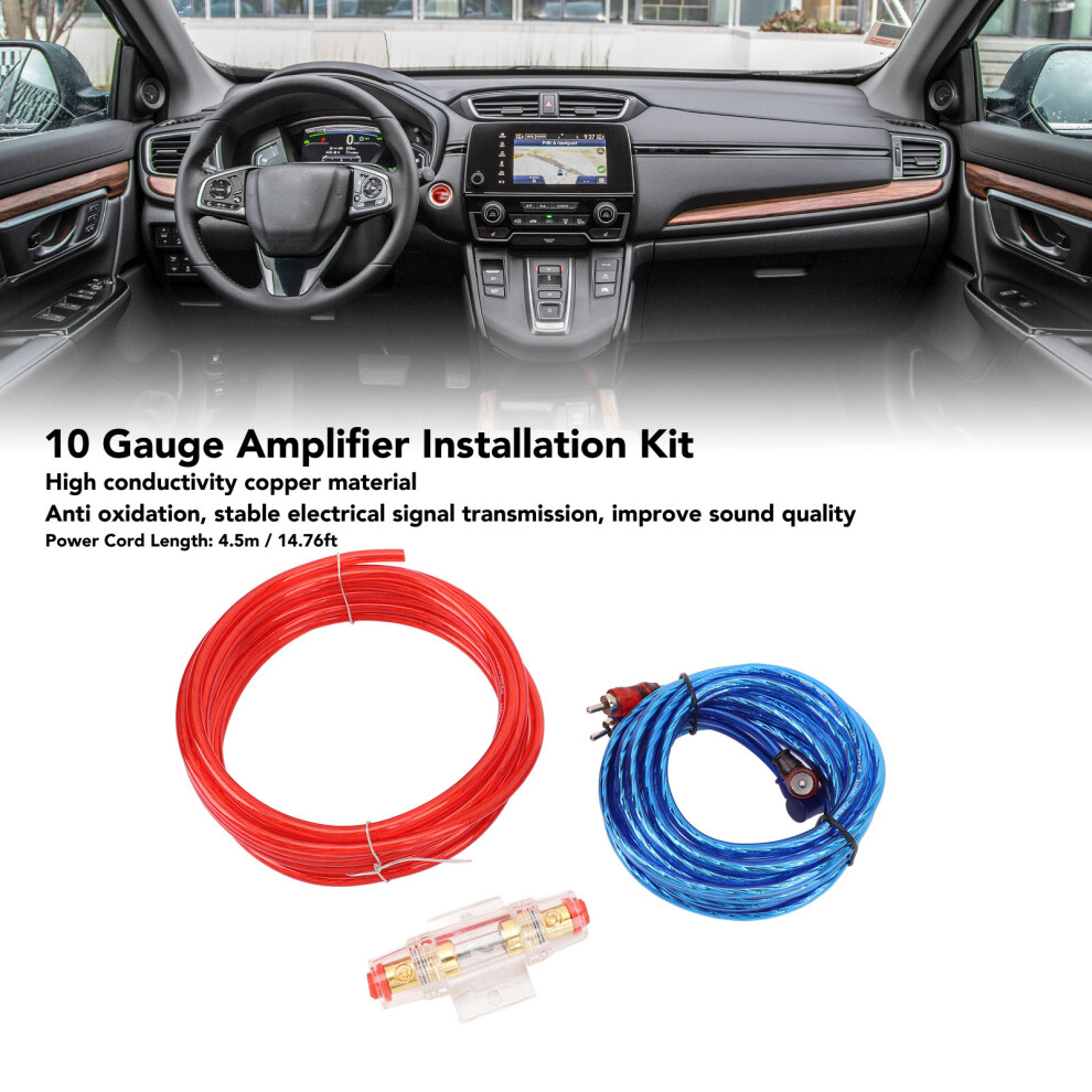 10 Gauge Amp Wiring Kit 60A Fuse 7790334448649