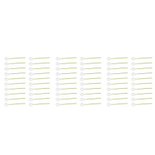 60 Pcs Artificial White Calla Lily Flowers with Soft Latex Materials for Home & Kitchen Decoration