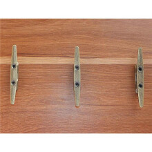 Boat Dock Cleat 4 Inch for Mooring Boat Bronze Host Cast Iron Suitable for Nautical Beach Lake Maritime Decor,40Pcs