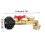 Adapter for propantank i messing, 13,7 cm 3
