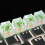Translucent Leaf Dry Flower Resin ESC Keycap1pc 3