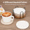 Απορροφητικά σουβέρ ποτών σετ 4 τεμαχίων (8 τεμάχια, ροζ) – Συμβατά με μοντέρνα 3