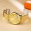 Το κορυφαίο γυναικείο ρολόι ζώνης Mesh Wild Lady Fashion Leather22mm Ανδρικό δερμάτινο λουράκι 2