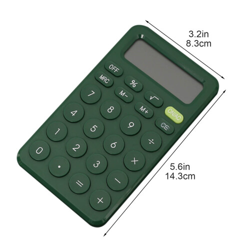 Basic 4 Function Calculator for Students and Office: Small, Portable, and Easy to Use, Suitable for School and Office Essentials 1