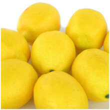 Fake Fruit Home House Kitchen Party Decoration Artificial Lifelike Simulation Yellow Lemon 30Pcs Set