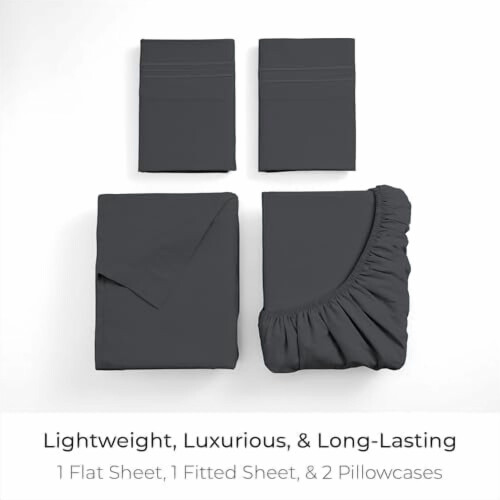 Σετ σεντόνια Queen - 4 τεμάχια Iconic Collection Bedding - Πολυτελή ξενοδοχεία, εξαιρετικά 2