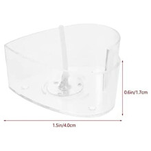 60PCS Heart Shaped Tea Light Candle Cups with Wicks Clear Love Heart Candle Wax Tins Jars Cases for DIY Candle Making