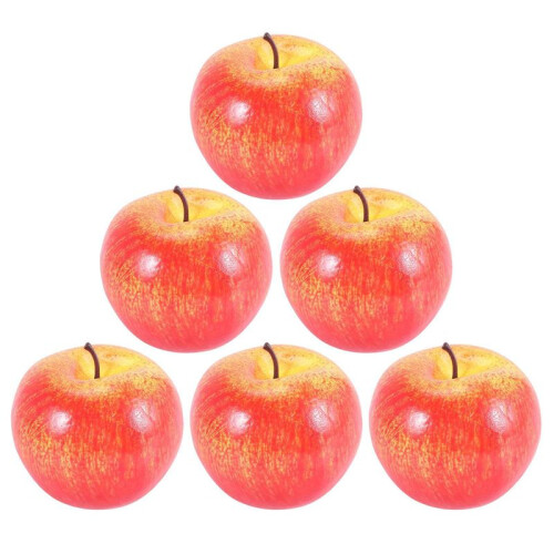 Decorative Artificial  Plastic Fruits Imitation Home Decor 36Pcs Red 2