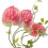 6 Pcs 22,8 Polegadas Artificiais Flores de Antúrio para DecoraçãO de Casa Buquê e Folha Verde e DecoraçãO de Casamento Nupcial (Rosa) 2