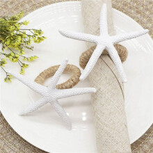 Servilleteros Hechos Una Mano Con Forma de Estrella de Mar, Juego de 40, Servilletero  de Imitación de Estrella de Mar para Bodas, Fiestas,