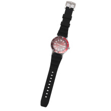 Men's Chronograph Watch, 42mm, Automatic, Waterproof, Silver/Red