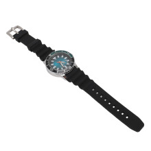 Men's 42mm Silver Blue Automatic Chronograph Watch, Waterproof, Luminous